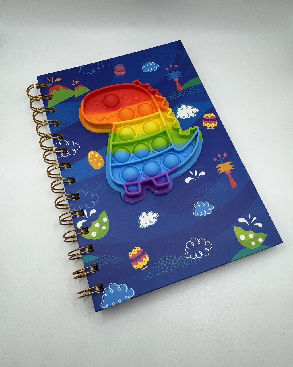 Pop-It Silicon A5 Spiral Notebook with 80 Sheets