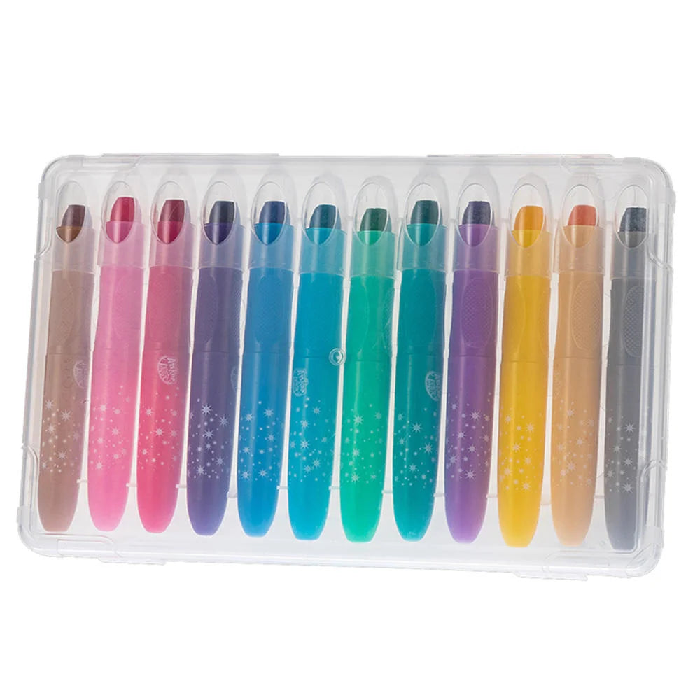 12-Piece Jumbo Twistable Crayon Set