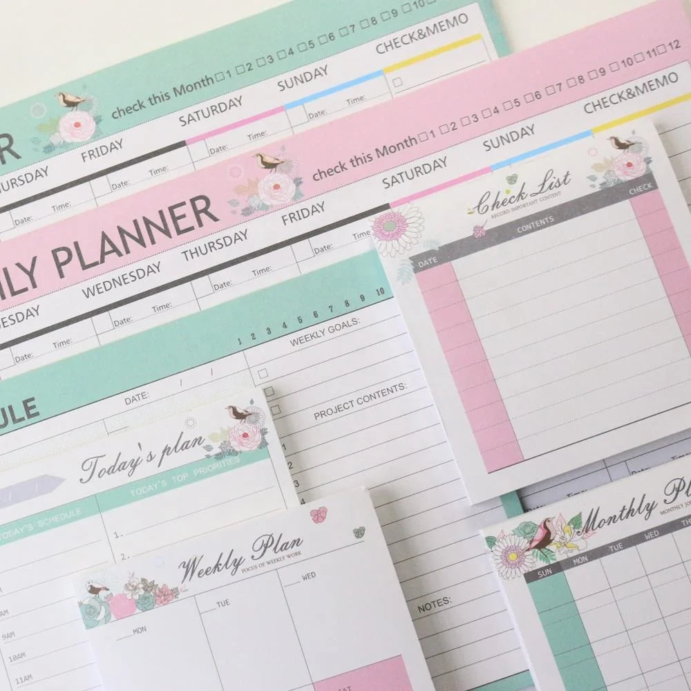 A5 Desk Planner – Daily & Weekly
