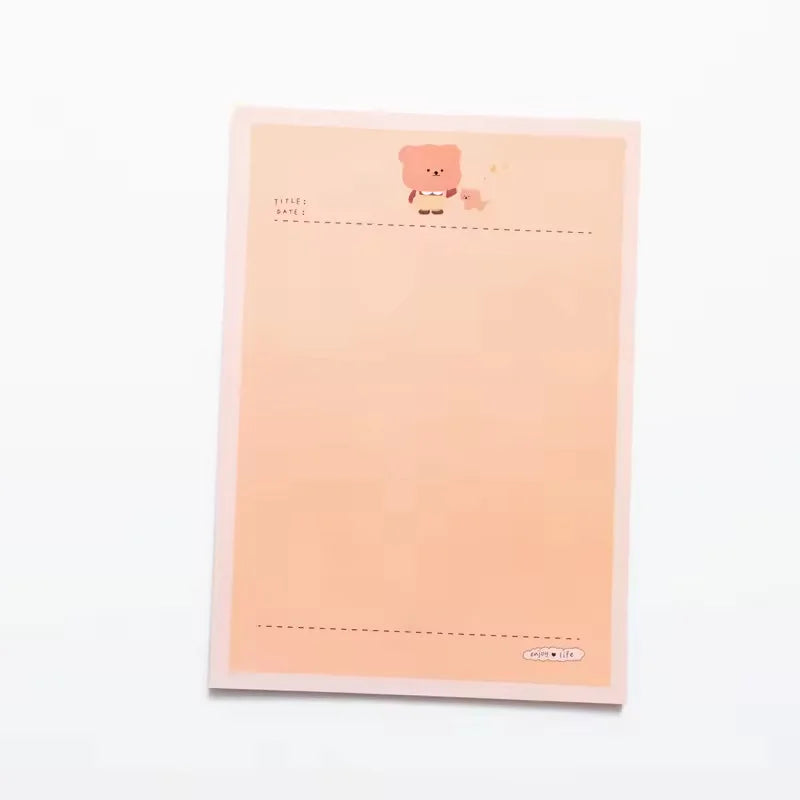 Cute Bear Sticky Memo Pad