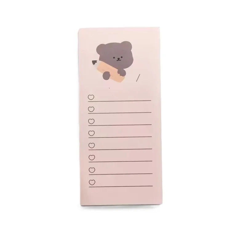 Cute Bear Sticky Memo Pad