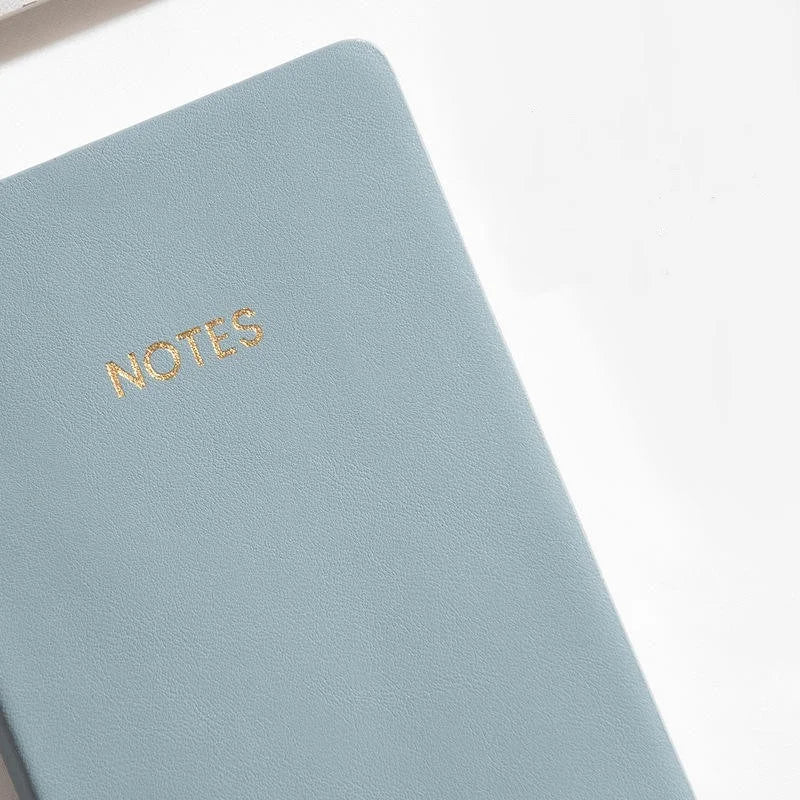 Classic PU Leather A6 Journal Notebook
