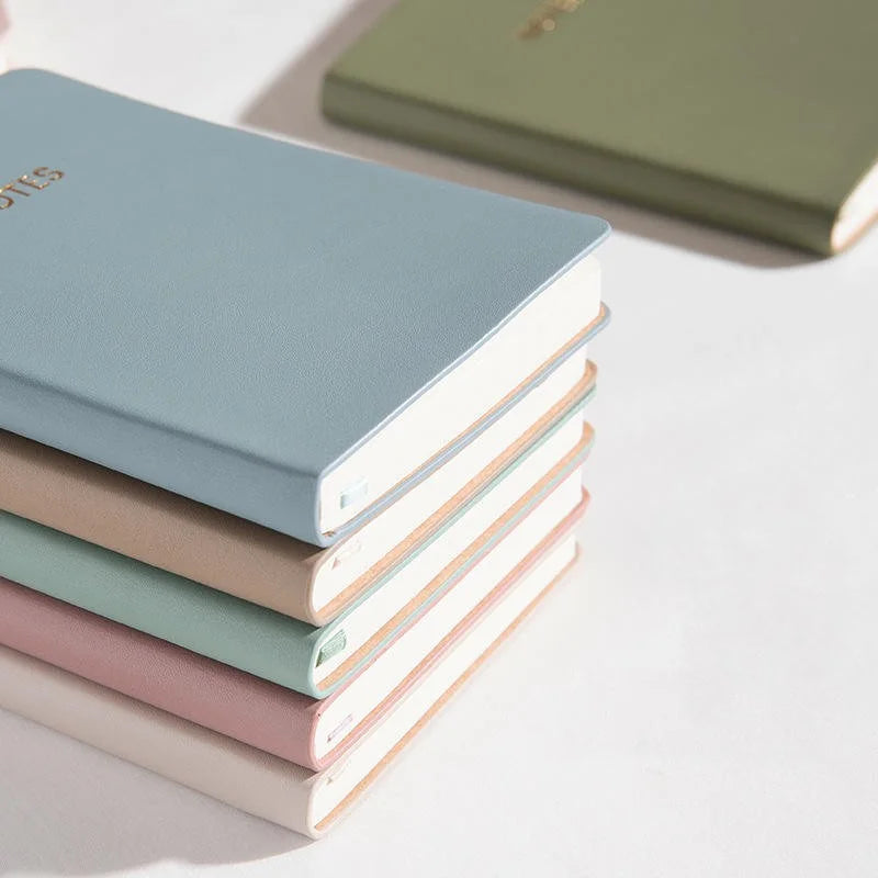 Classic PU Leather A6 Journal Notebook