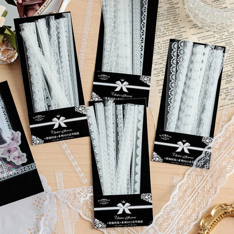 Lace Pattern Decorative Stickers