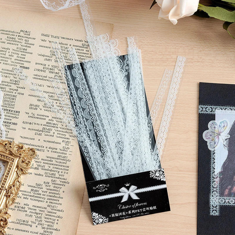 Lace Pattern Decorative Stickers