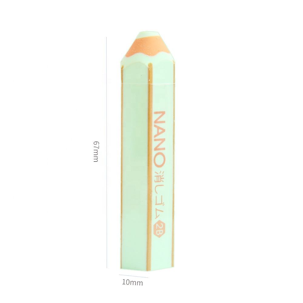 Kawaii Pencil-Shaped Eraser