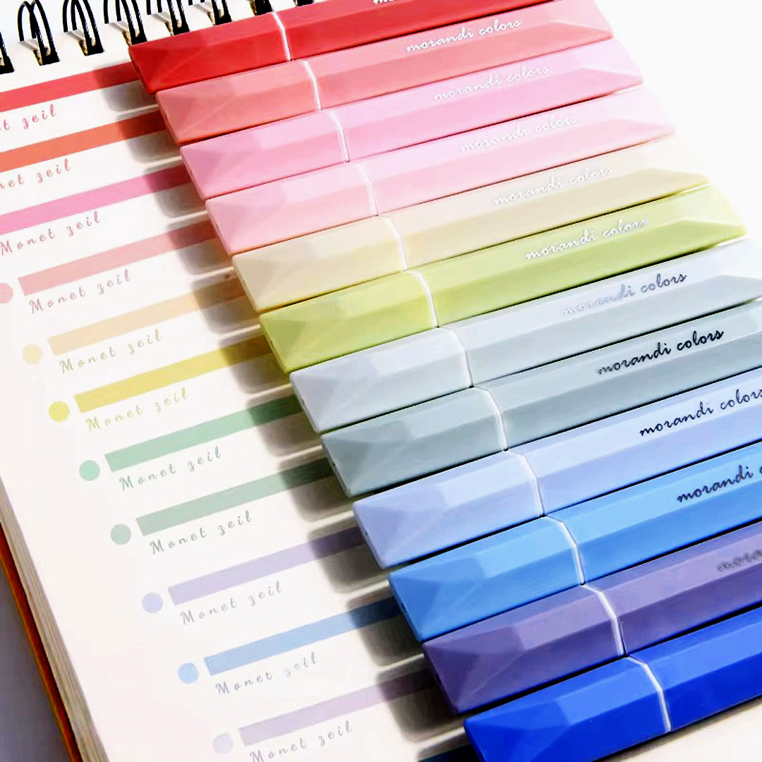 Fluorescent Marker 4 Color Gradient Highlighter Set