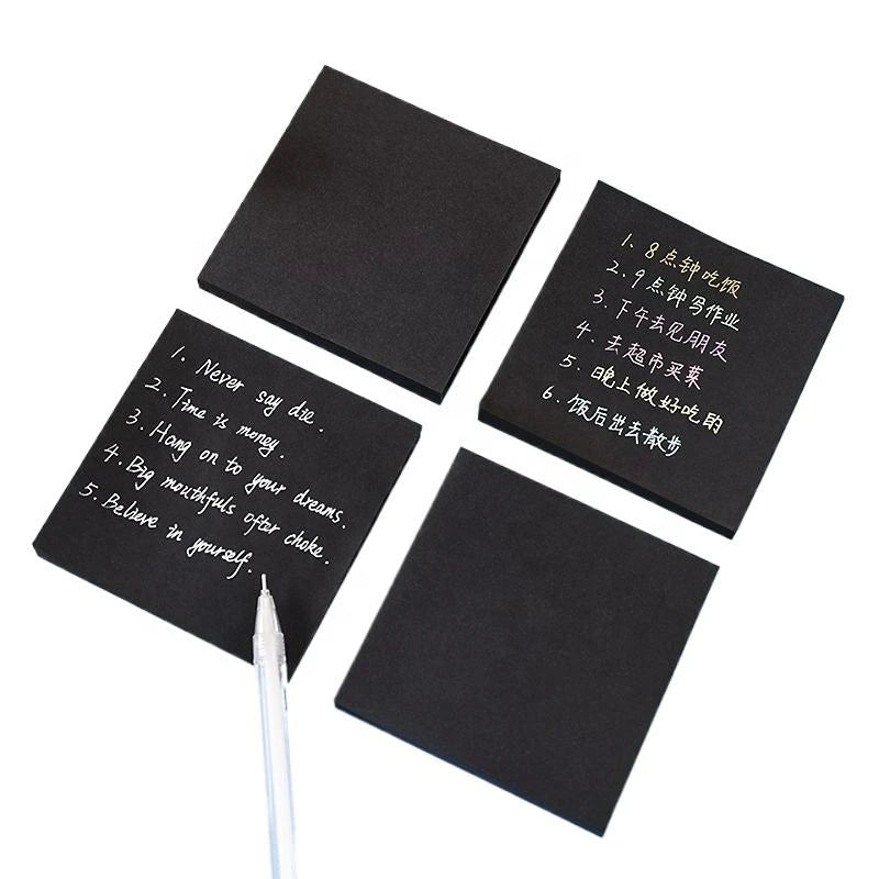 Black Sticky Notes