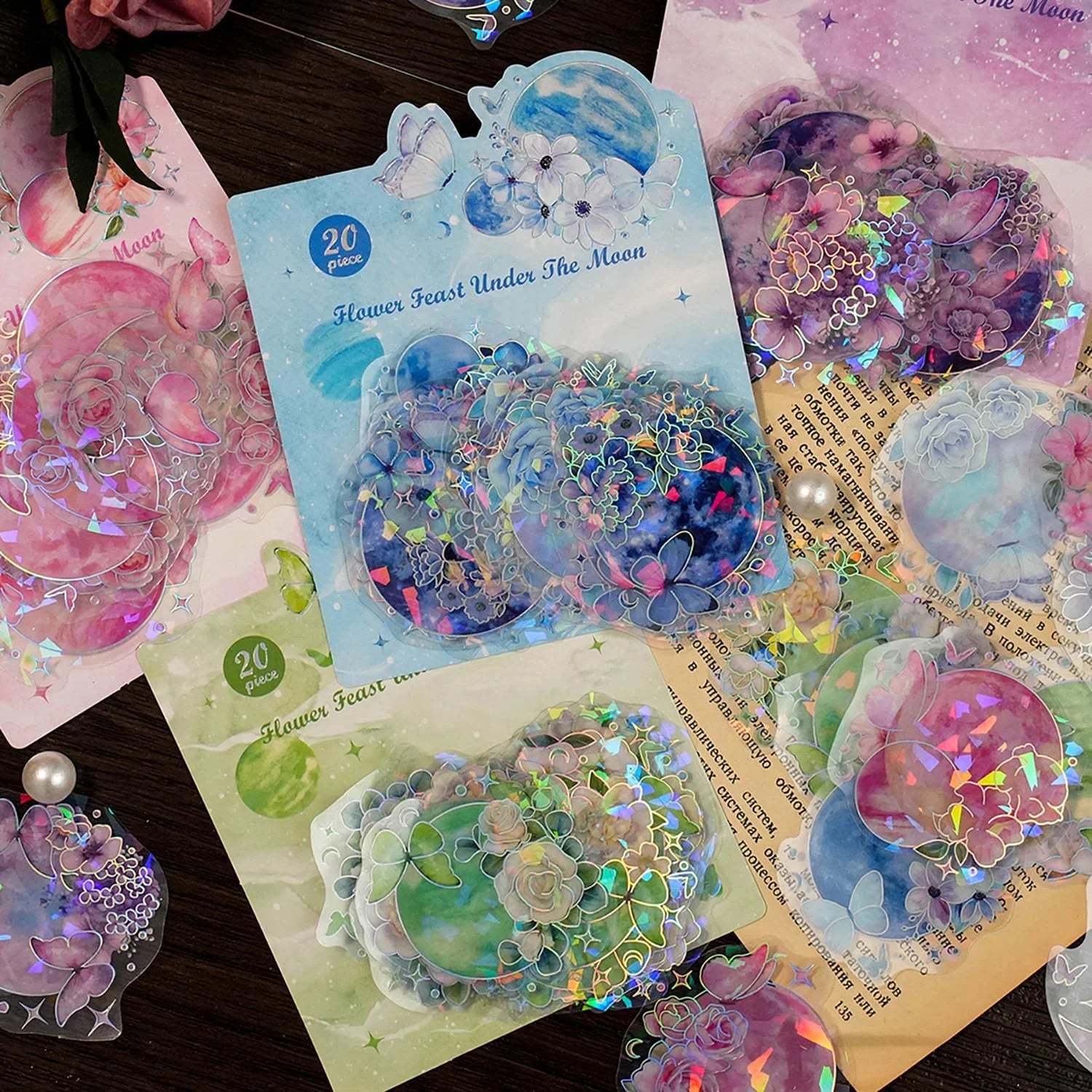 Holographic Glitter Stickers