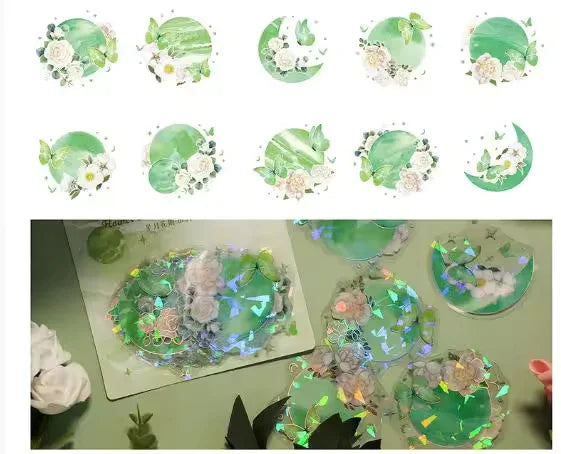 Holographic Glitter Stickers