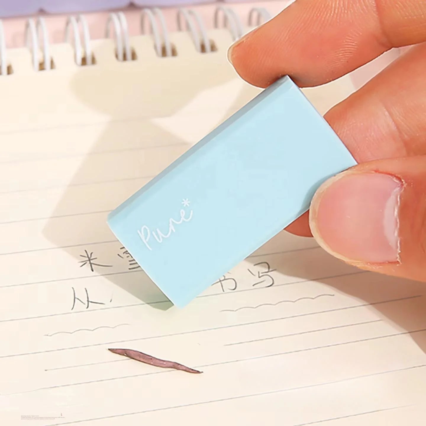 Macaron Morandi Color Eraser Set