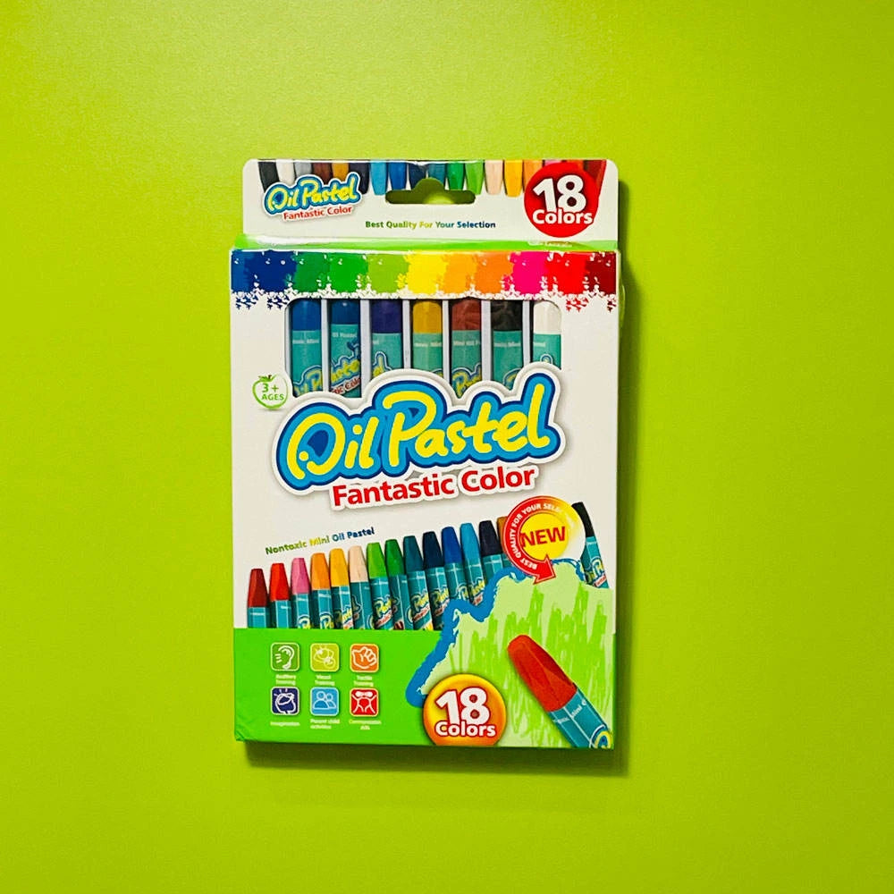 Fantastic Color Oil Pastels Crayons Set