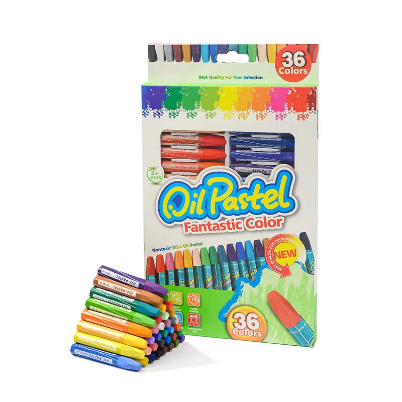 Fantastic Color Oil Pastels Crayons Set