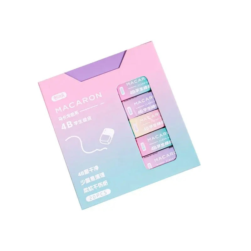 Macaron Color Cute 4B Soft Pencil Eraser