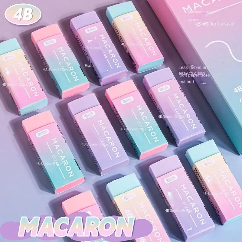 Macaron Color Cute 4B Soft Pencil Eraser