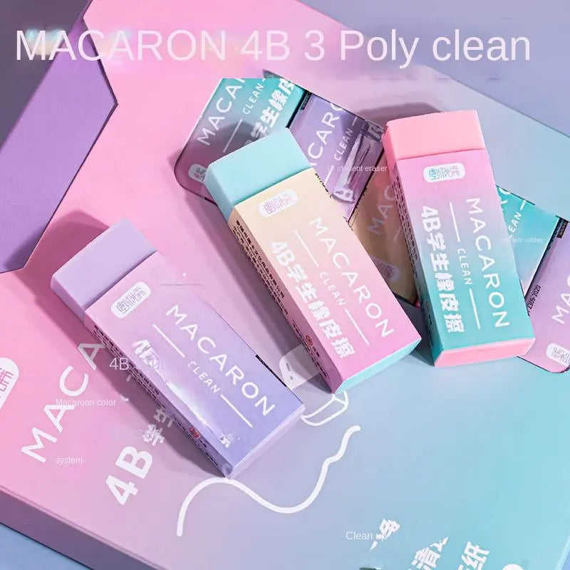 Macaron Color Cute 4B Soft Pencil Eraser