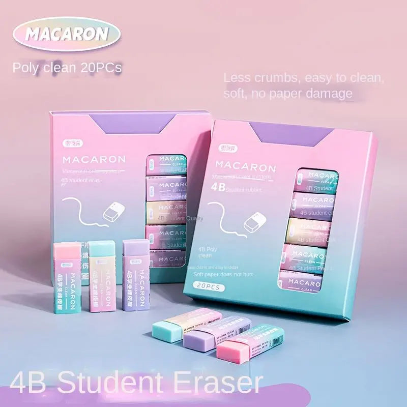 Macaron Color Cute 4B Soft Pencil Eraser