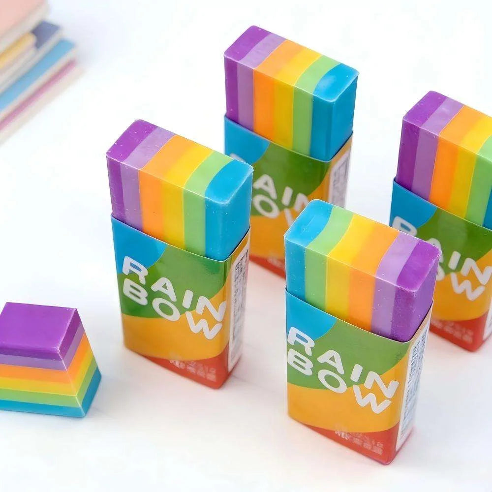 Rainbow Color 2B Pencil Eraser