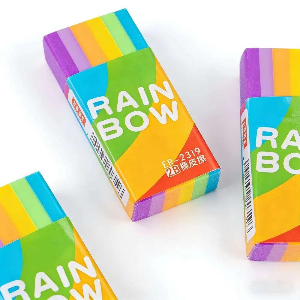 Rainbow Color 2B Pencil Eraser