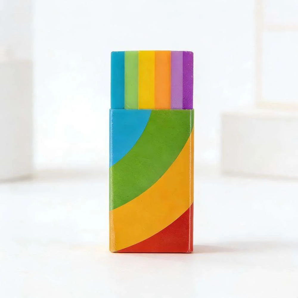 Rainbow Color 2B Pencil Eraser