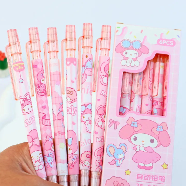 0.5mm Cute Cartoon Mechanical Pencil Set
