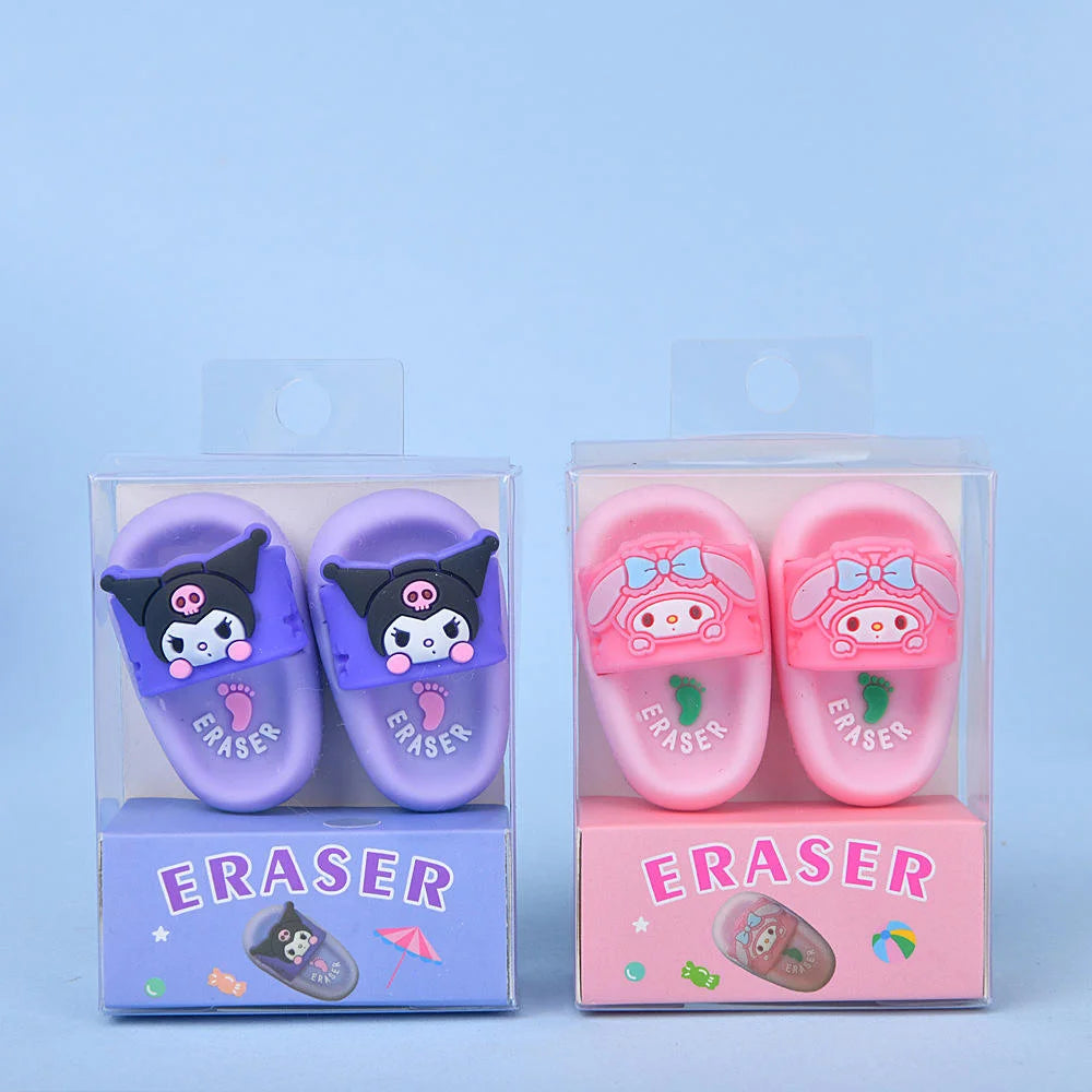 Cute Slipper-Shaped Mini Eraser