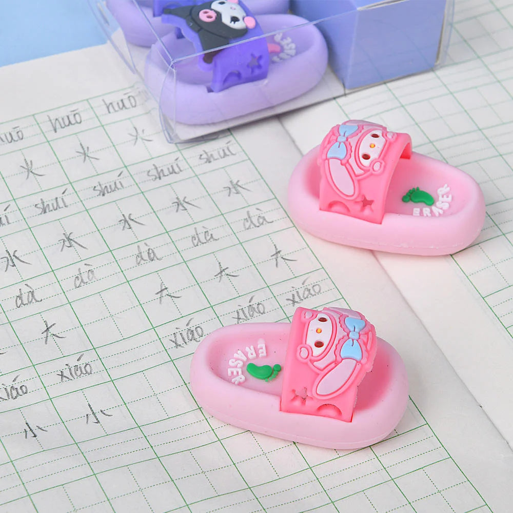 Cute Slipper-Shaped Mini Eraser