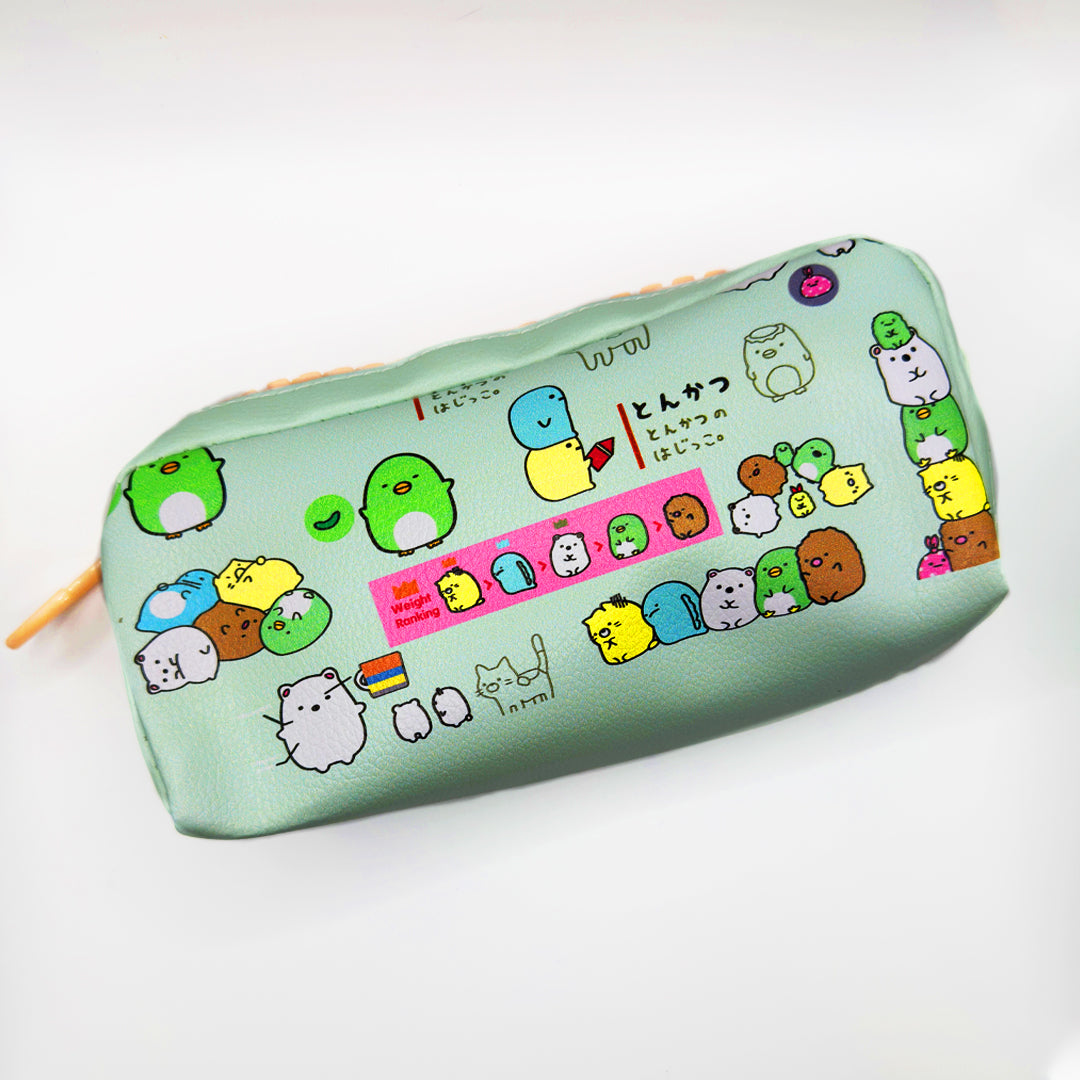 Kawaii Pattern Stationery Bag - PU Leather