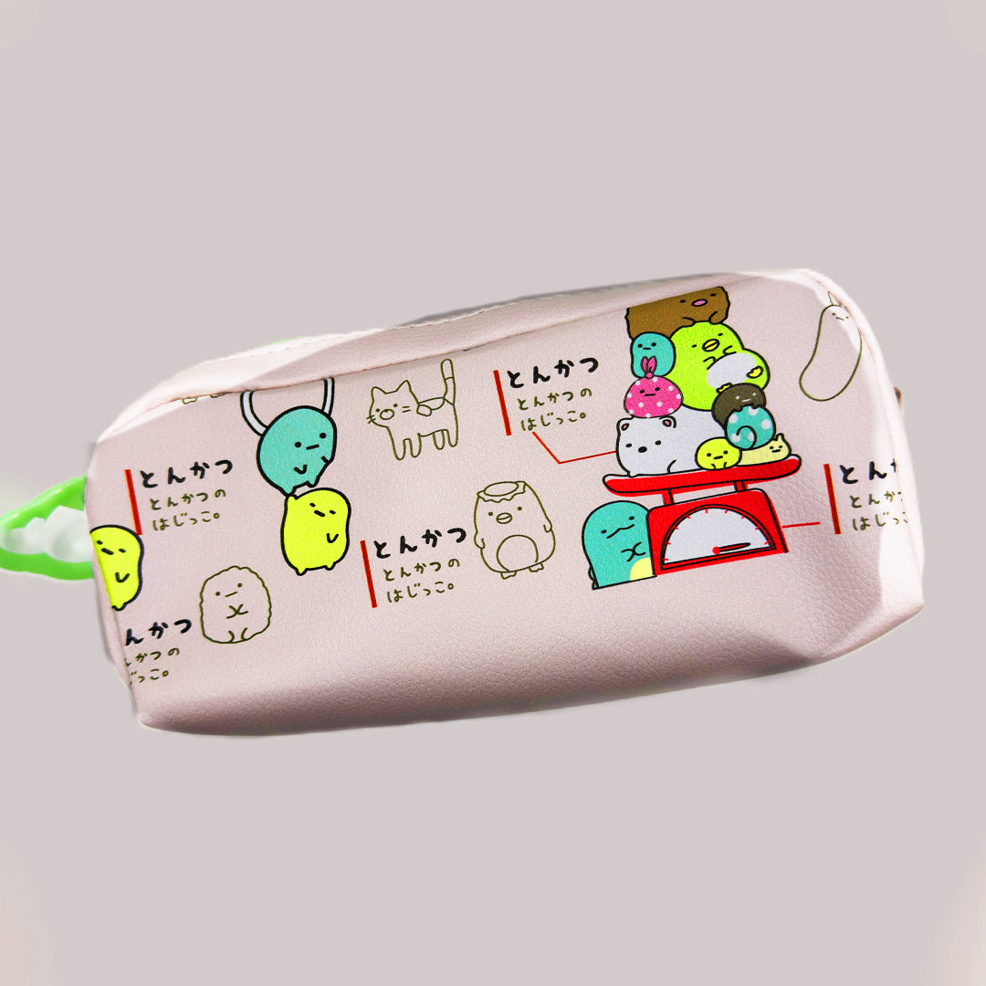 Kawaii Pattern Stationery Bag - PU Leather