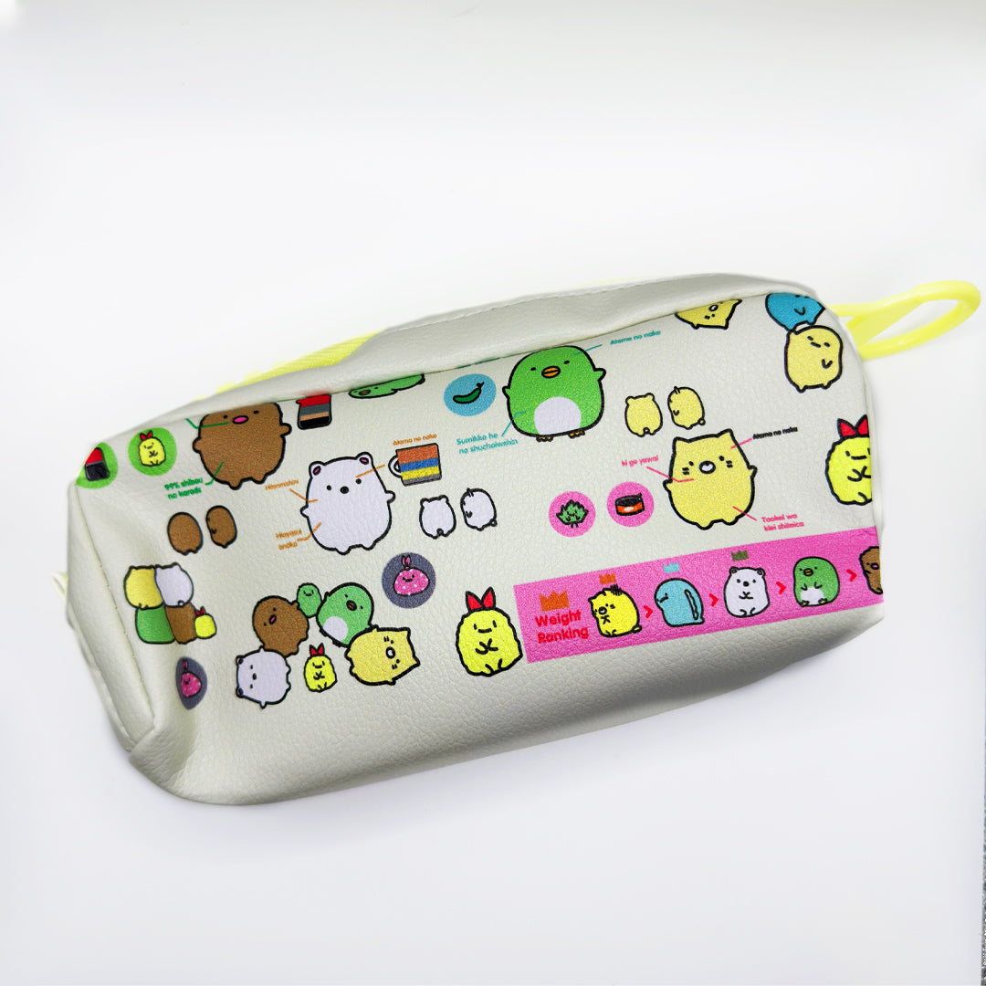 Kawaii Pattern Stationery Bag - PU Leather