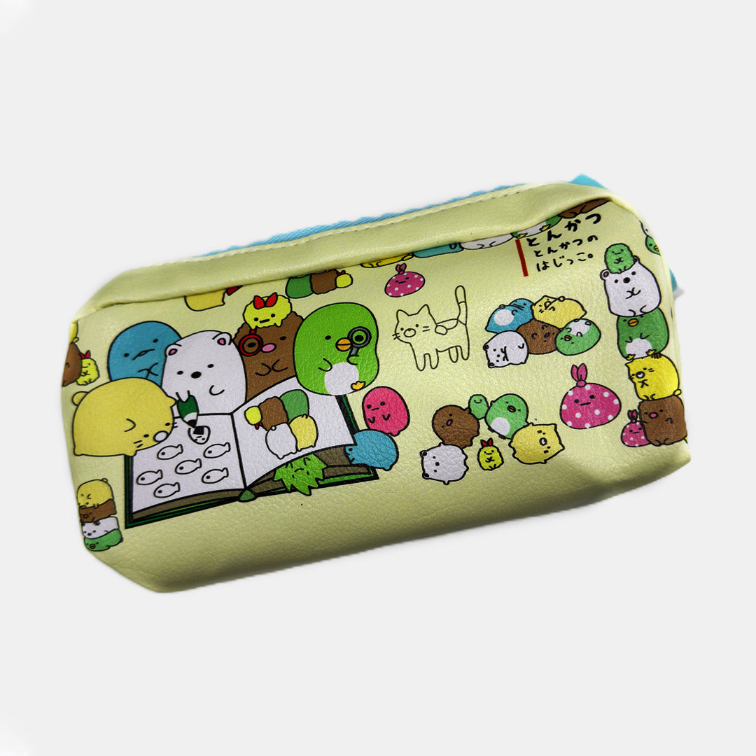 Kawaii Pattern Stationery Bag - PU Leather
