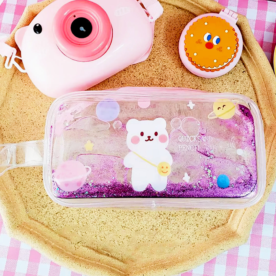 Colourful Clear Plastic Zipper Pouch