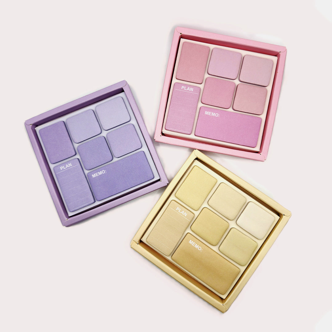 Elegant Eye Shadow Shaped Sticky Note Pad