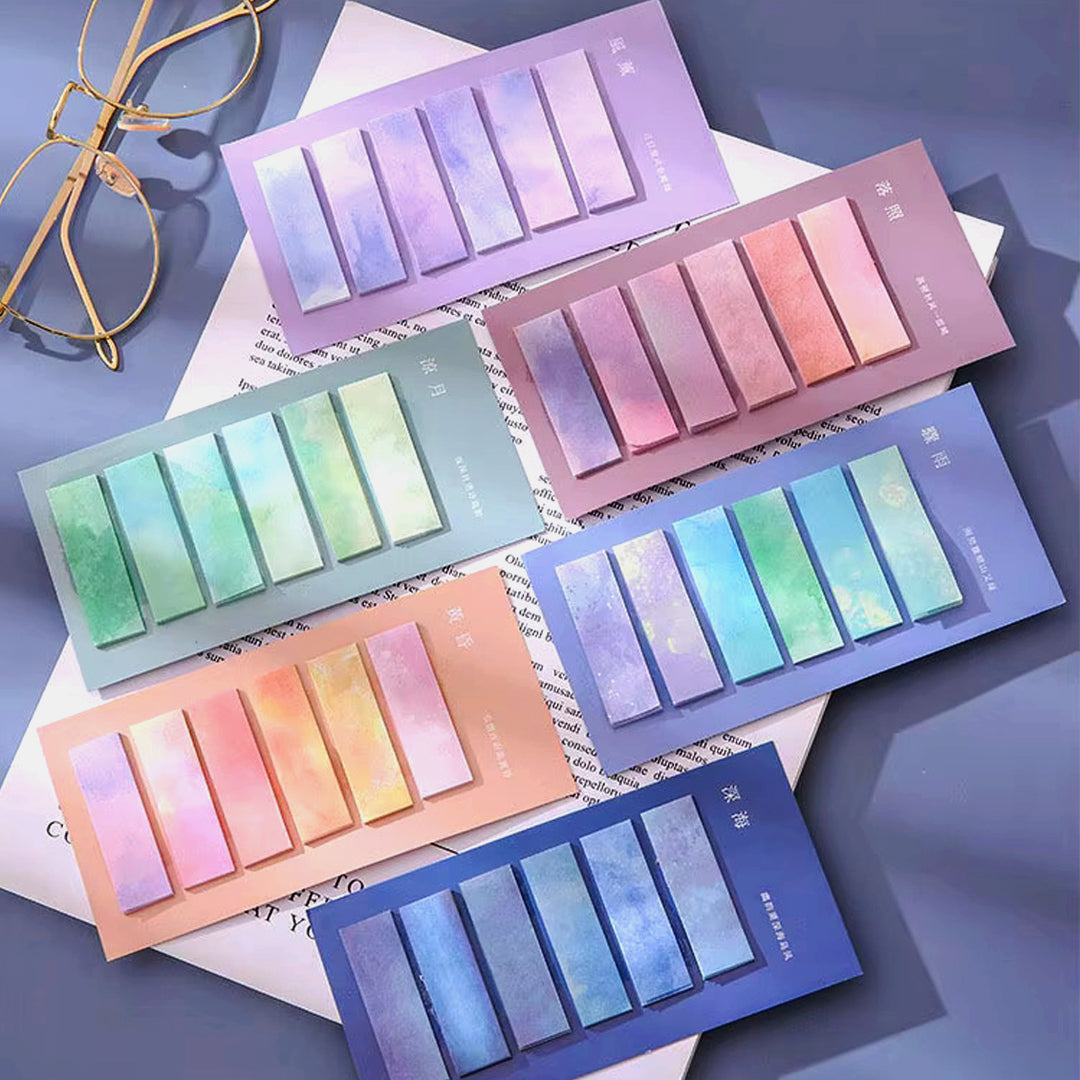 Gradient Color Sticky Notes - Index Labels, Page Marking Labels, Bookmarks