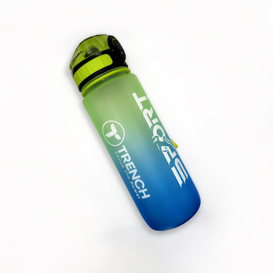 Sports Sandblasted Clamshell Locking Water Bottle