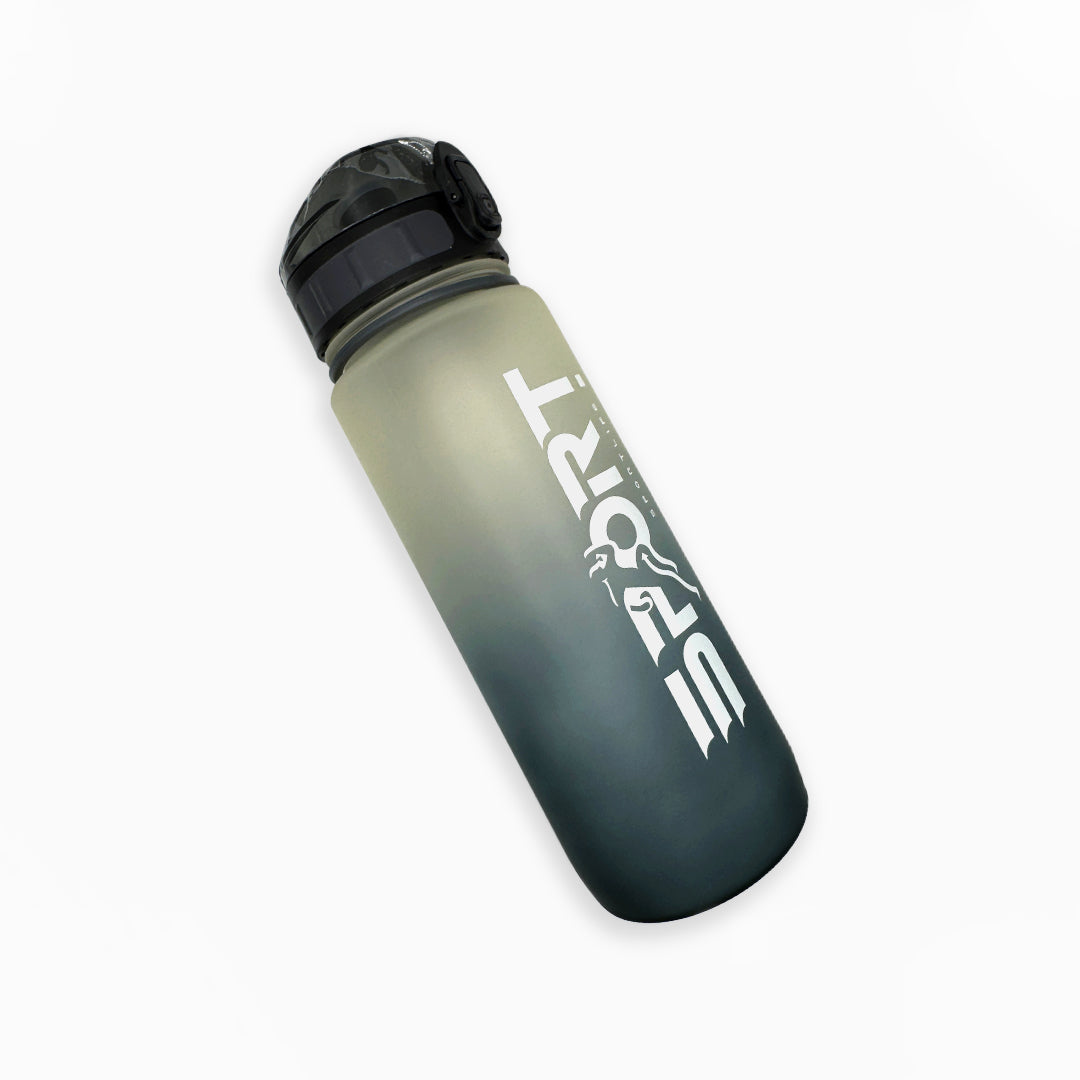 Sports Sandblasted Clamshell Locking Water Bottle