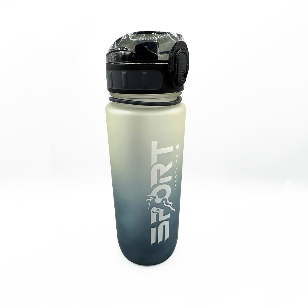 Sports Sandblasted Clamshell Locking Water Bottle