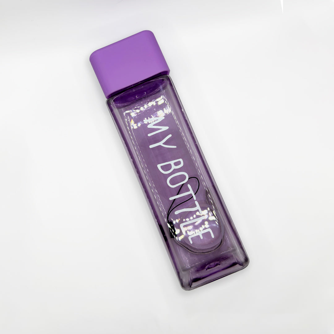 Casual Creative Simple Square Water Bottle Leak-Proof