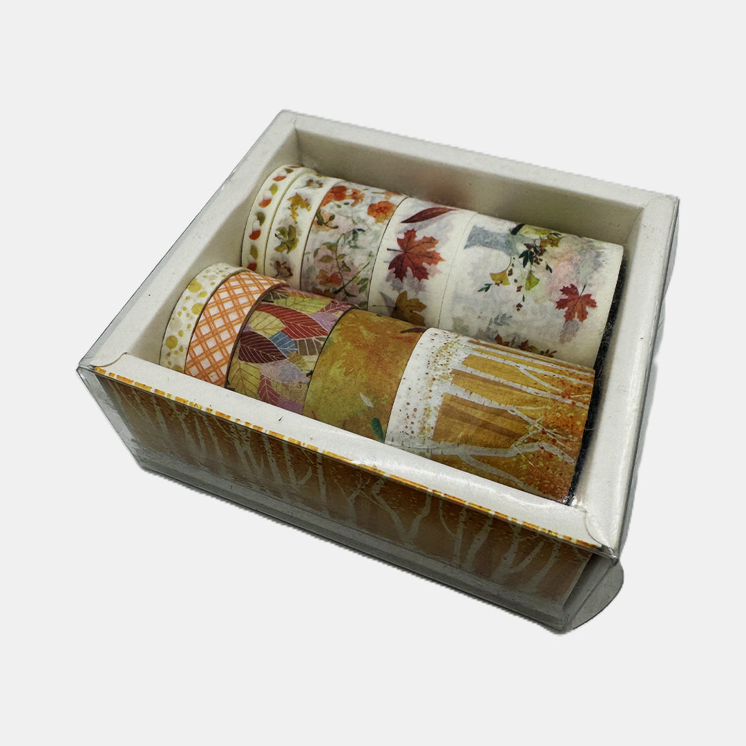 Washi Tape / Decorative Tape for Journals DIY Crafts Gift Wrapping - Set of 10 Pcs