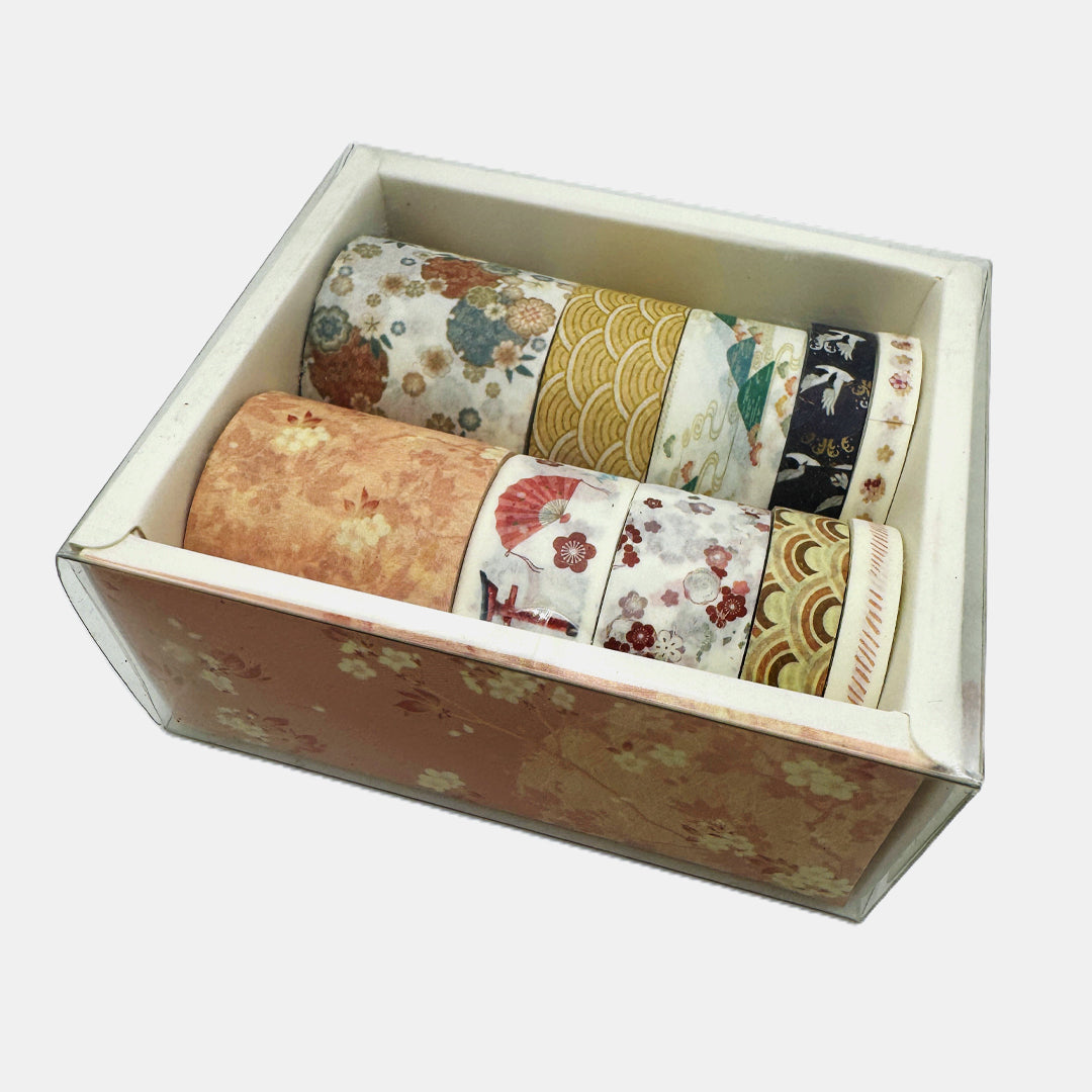 Washi Tape / Decorative Tape for Journals DIY Crafts Gift Wrapping - Set of 10 Pcs