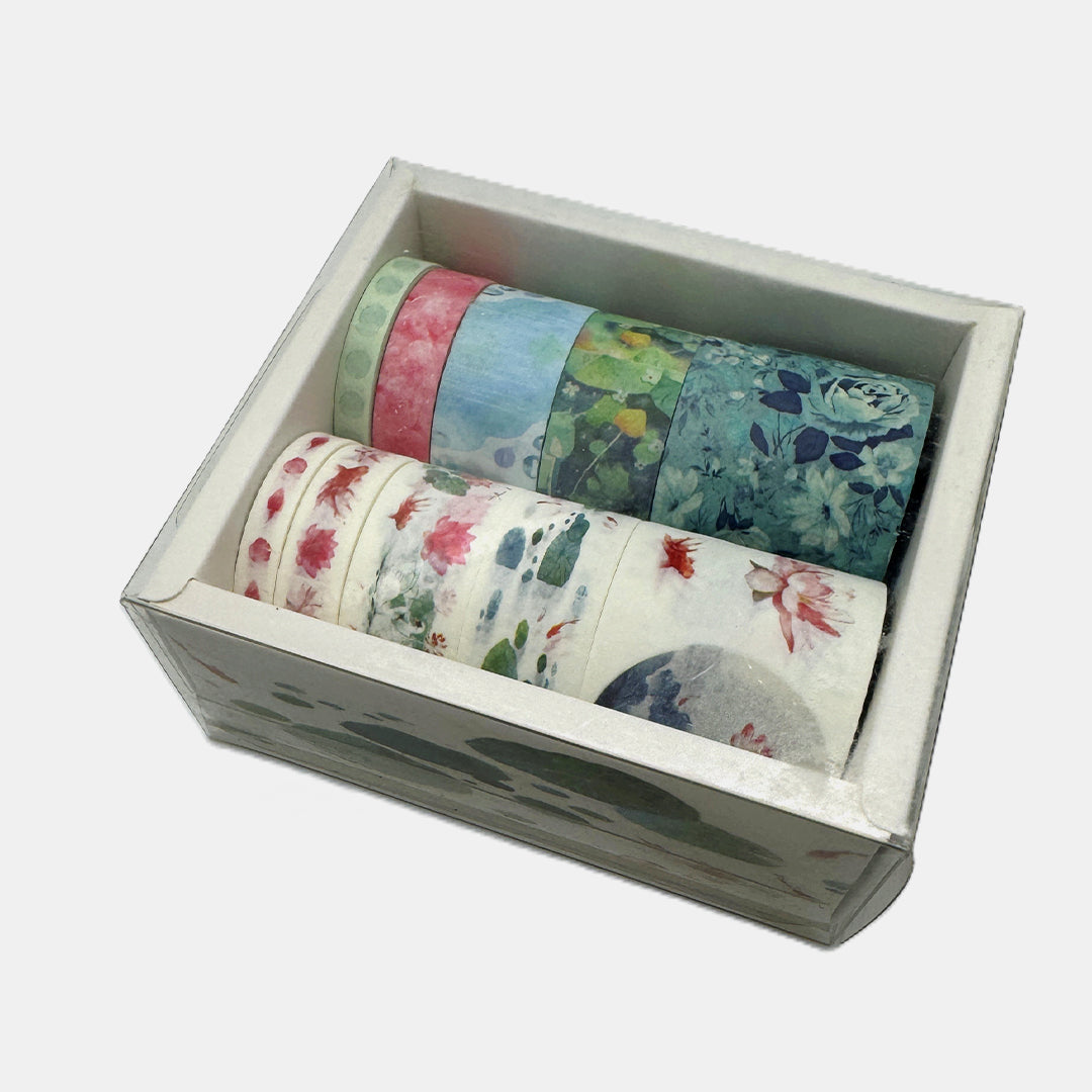 Washi Tape / Decorative Tape for Journals DIY Crafts Gift Wrapping - Set of 10 Pcs