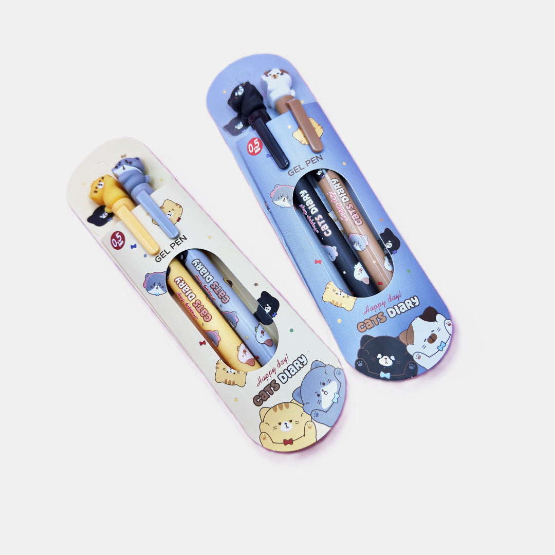 Cute Kawaii Cat Signature Pen 0.5mm Black Ink