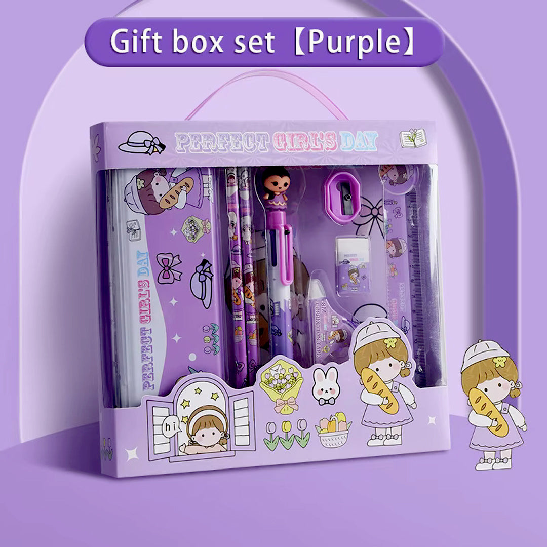 Cartoon Fashion Children's Stationery Set