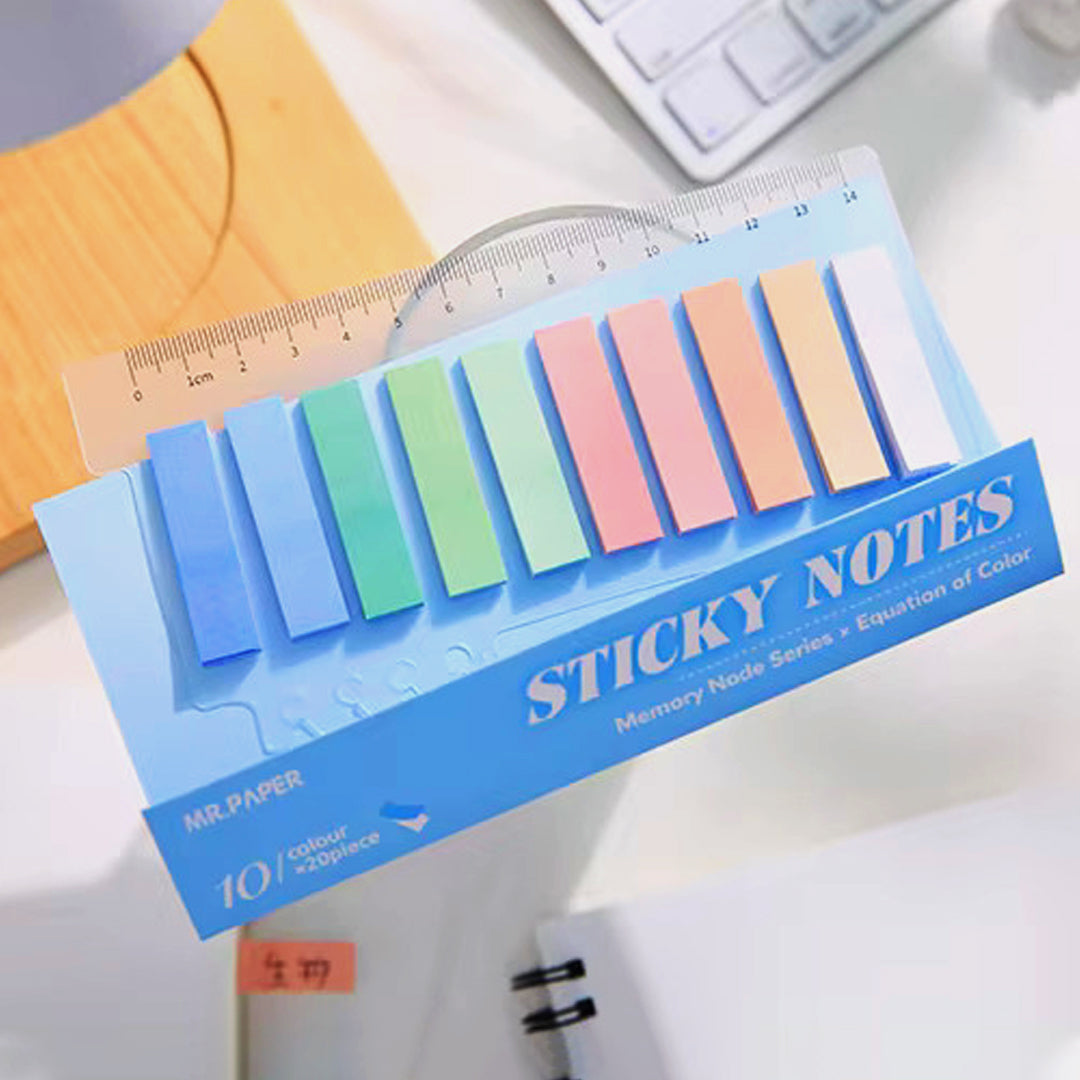 200 Sheets/set of Moranti Colored Index Stickers