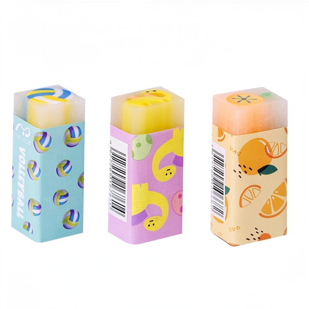 Fruit & Animal Assorted PVC Erasers