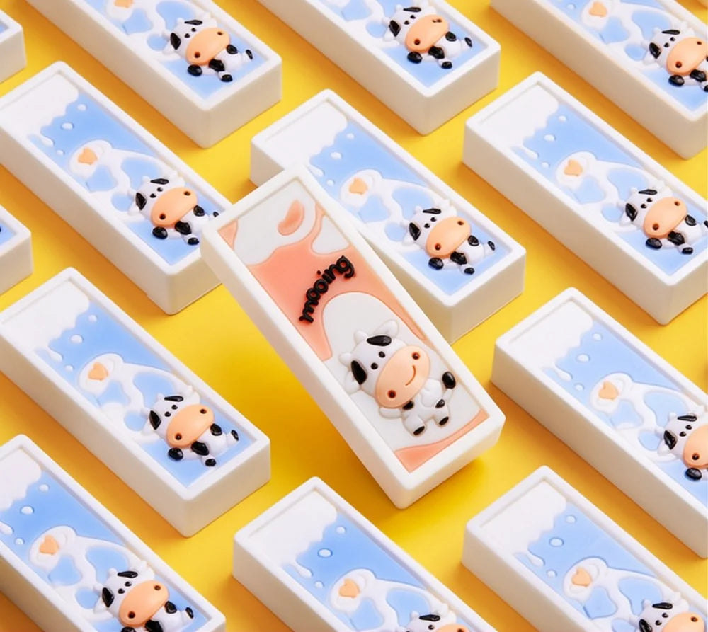 3D Cow Pencil Eraser