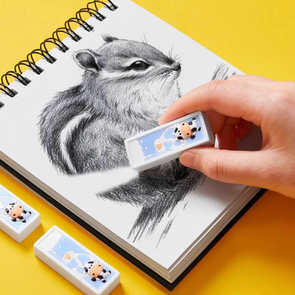 3D Cow Pencil Eraser