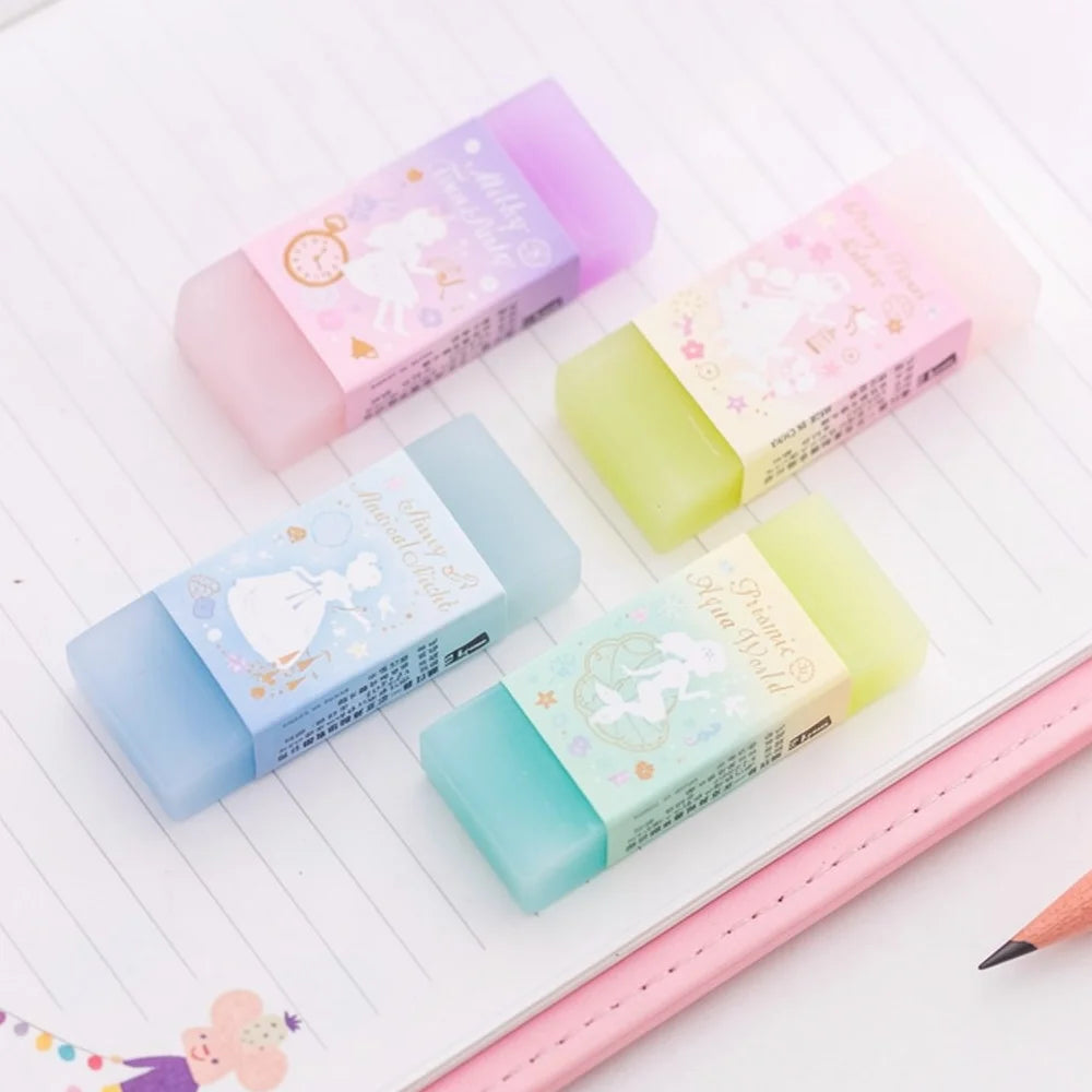 Transparent Candy Color Scented 3D Eraser