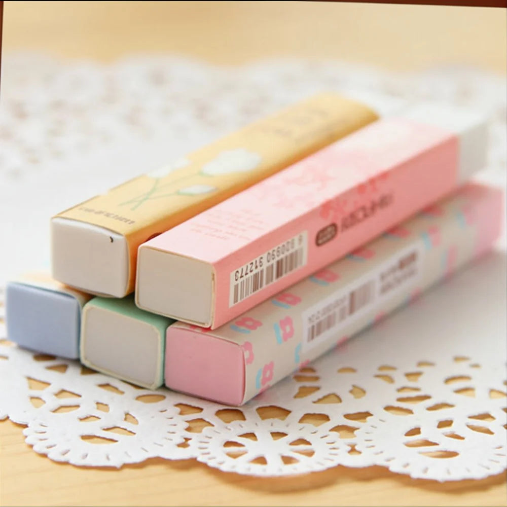 Squared Long-Shaped Pencil Eraser