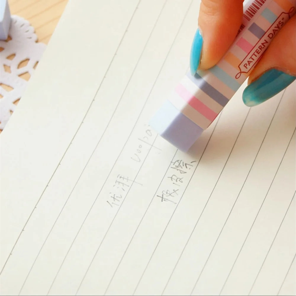 Squared Long-Shaped Pencil Eraser